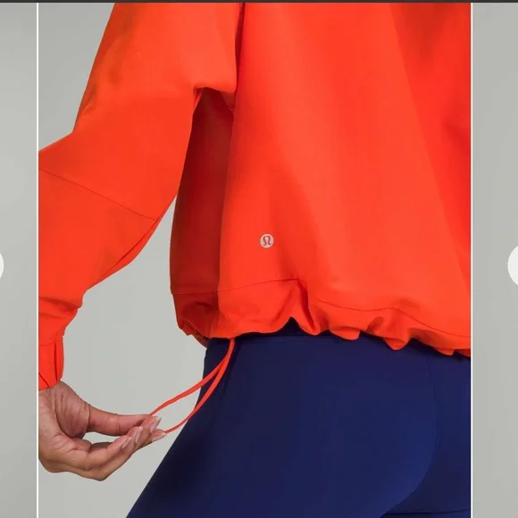 NWT Lululemon Cinched Hem Jacket Autumn Red Size
XS/S Anorak Cropped Windbreaker - Picture 6 of 13